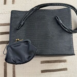 RARE 1950’s After Five Cocktail Purse in A Snake Print NWT